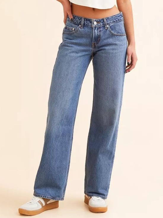 Levi's Denim - Levi's Wide Leg Flare Jeans - Blue Wash
